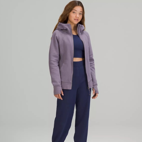 NWOT Lululemon Scuba Full Zip Sweater In Color Dusky Lavender - Picture 2 of 4